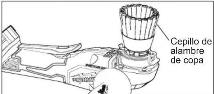 MILWAUKEE M18 2686-20 - ADVERTENCIA Todas las personas en el área de trabajo deberán usar lentes de seguridad y ropa de protección o en su caso, caretas de seguridad. Lo anterior es debido a que habrá partículas del alambre y residuos del mismo que, por fatiga del material, se desprenderán del cepillo a una fuerza considerable. - 2