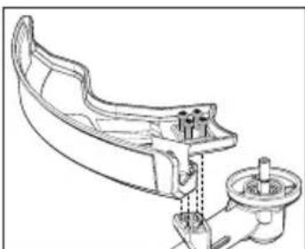 MILWAUKEE M18 Fuel 3015-20 - Installing the String Trimmer Guard - 2