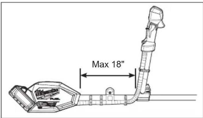 MILWAUKEE M18 Fuel 3015-20 - To adjust the handles: - 2