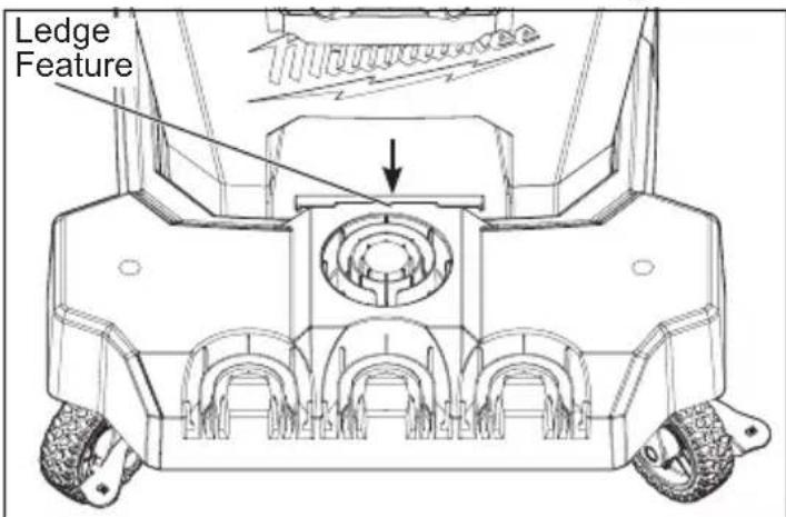 MILWAUKEE M18 Fuel 0910-20 - Attaching/Removing the Wet/Dry Vacuum Cart - 1