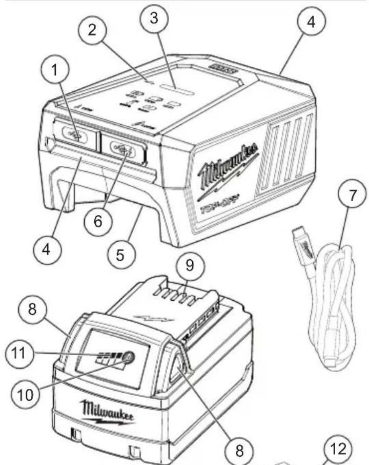 MILWAUKEE M18 TOP-OFF 2847-20 - WARNING - 1