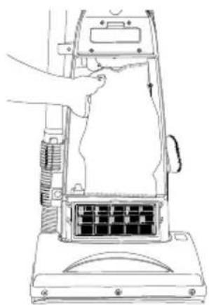 Powr-Flite PV160-W14-U - Cómo cambiar la bolsa de la aspiradora - 1