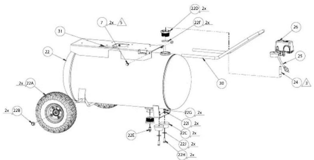 Porter-Cable PXCMLC1683066 - PARTS DRAWING - 2
