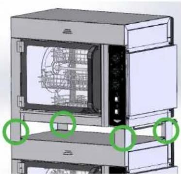 Vollrath RO4-208240-8 - Installation Instructions for Stacked Units - 4