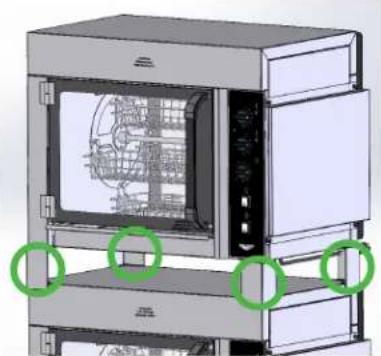 Vollrath RO4-208240-8 - Instruetiones de instalacion para unidades apiladas - 6