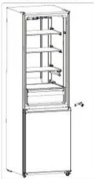 TEKA NFL 342 WH - Invertir el sentido de aperture de la puerta - 4