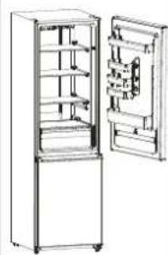 TEKA NFL 342 WH - Umkehr des Türausschlags - 3