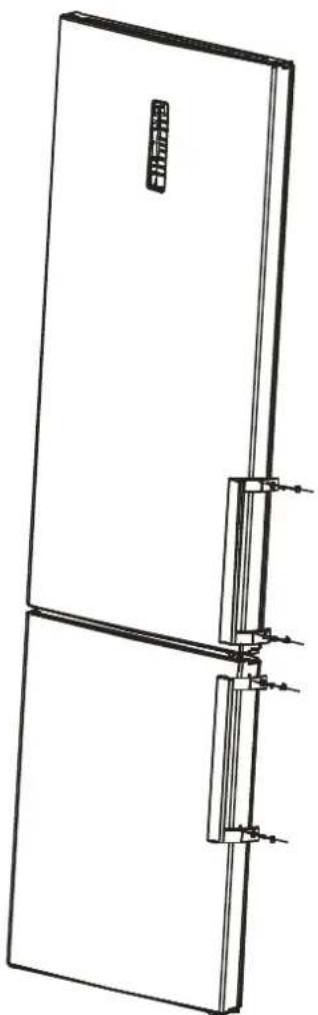 TEKA NFL 342 WH - Einbauanleitung Tügriffe(optional) - 7