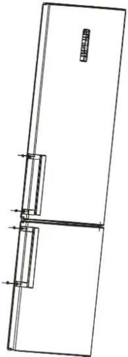 TEKA NFL 342 WH - Einbauanleitung Tügriffe(optional) - 3