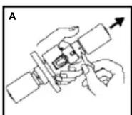 Master Lock SLCHKE26D - Remove inside trim / Retirer la garniture intérieure / Retire el reborde interior - 1