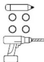 Master Lock 5480THRD - Pour accrocher la versionmurale Para colgar la version de pared - 2