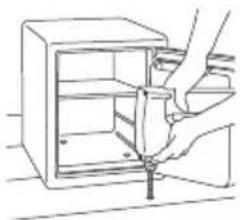 Master Lock STW123DUBML - Bolt-down instructions... continued - 1