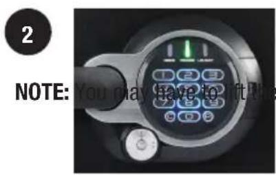 Master Lock STW205GYCML - Unlocking your safe - 2