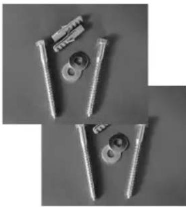 Master Lock STW205GYCML - L'ensemble de boulonnage contient (modèles spécifiques uniquement): - 1