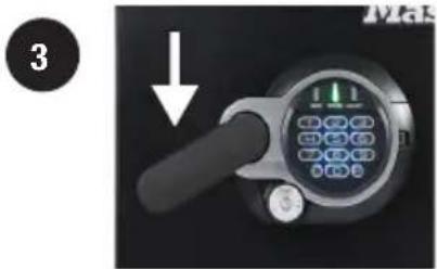 Master Lock STW123GTCML - Apertura de la caja fuerte - 3