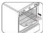 SAMSUNG NSE6DG8550SR - Colocar las parrillas - 2