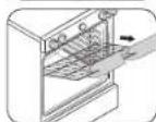 SAMSUNG NSE6DG8550SR - Colocar las parrillas - 3