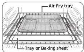 SAMSUNG NSE6DG8550SR - How to set the oven for Air Fry mode - 1