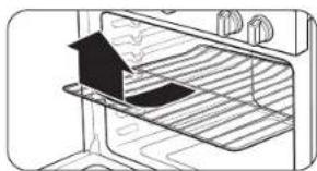 SAMSUNG NSE6DG8550SR - Inserting and removing an oven rack - 2