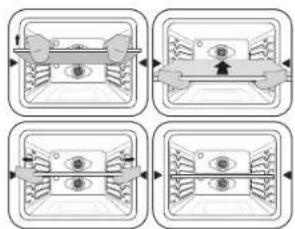 SAMSUNG NSE6DG8550SR - To Install the divider into the Oven Cavity - 1