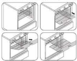 SAMSUNG NSE6DG8550SR - Replacing the racks - 1