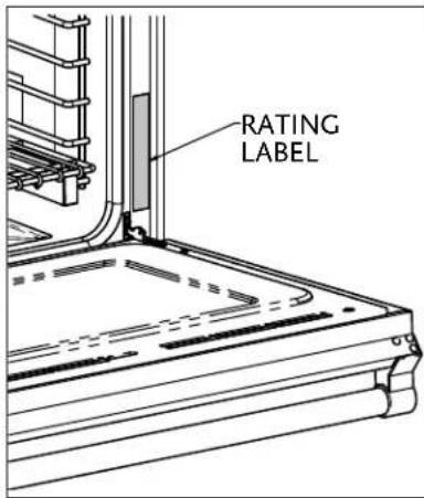 Hestan KRG365 - RATING LABEL - 1