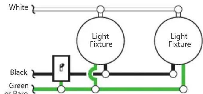 Heath Zenith HZ-4170 - WIRING THE LIGHT FIXTURE - 4