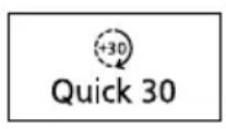 PANASONIC NN-GT66QM - Utilisation de la fonction Quick 30 - 1