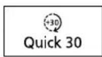 PANASONIC NN-GT66QM - Utilizarea functiei Quick 30 - 1