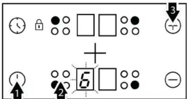 WHIRLPOOL W5I8LCSX - Activating the timer - 1