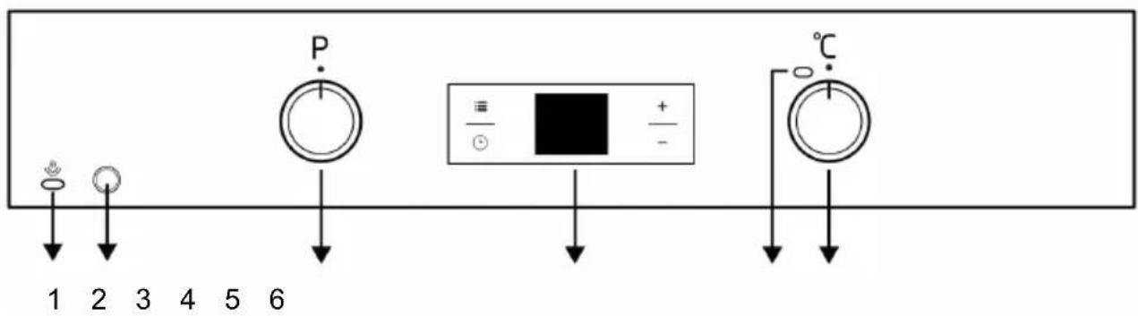 WHIRLPOOL W5I8LCSX - Introduction of the oven control panel - 1