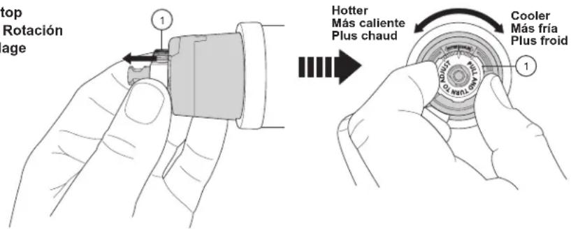 DELTA T4774-SSFL - Adjusting the Rotational Limit Stop El Ajuste del Tope que Limita la Rotacion Reglage de la butee anti-echaudage - 1
