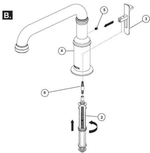DELTA T3784-PR - ROBINET DE Baignoire Romaine À TROIS TROUS AVEC DOUCHE À MAIN - FINITION - 8