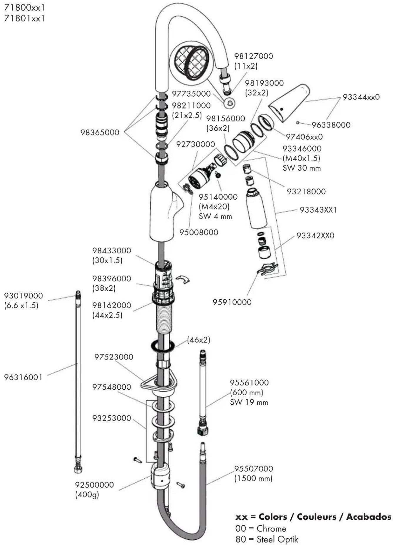 Hansgrohe Focus N 71800341 - Datos tecnicos - 13