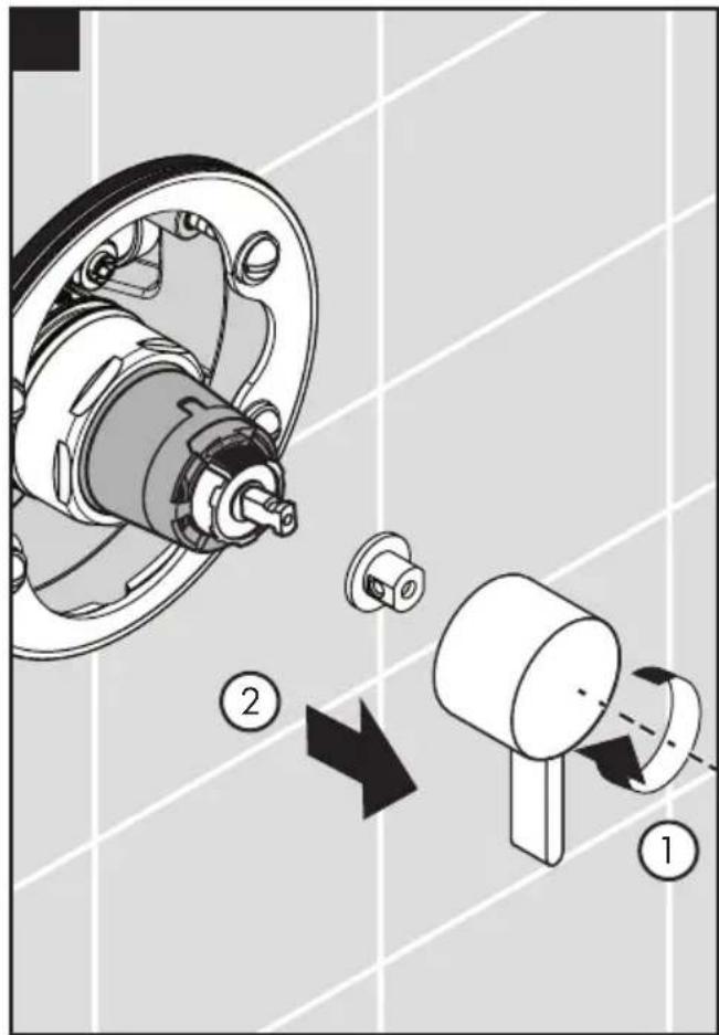 Hansgrohe Joleena 04779820 - Pruebe la válvula: - 1