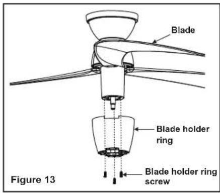 Progress Lighting P250063 - Attaching the Fan Blades - 3