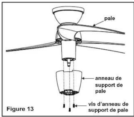 Progress Lighting P250063 - Fixation des pales de ventilateur - 3