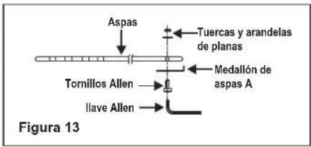 Progress Lighting P250021 - como montar las aspas del ventilador - 1