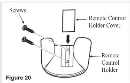 Progress Lighting P250026 - Installing the Remote Control Holder - 1