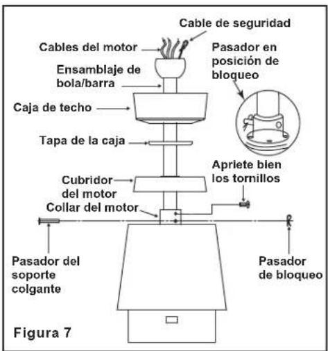 Progress Lighting P250026 - Colocación del ventilador - 3
