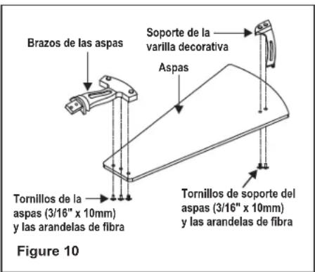 Progress Lighting P250065 - Cómo montar las aspas del ventilador - 1