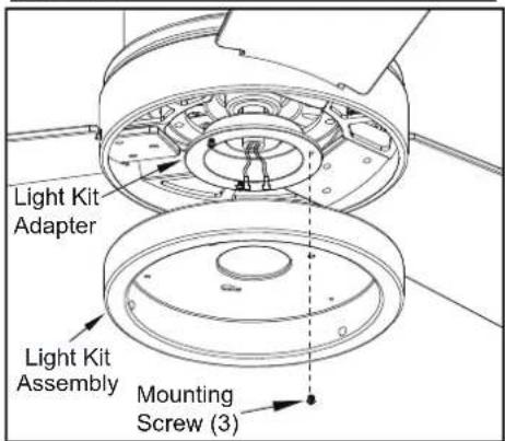 Progress Lighting P2555 - PERIODICALLY CHECK THE SHADE IS SEATED FULLY CLOCKWISE IN THE LIGHT KIT PAN ASSEMBLY - 1