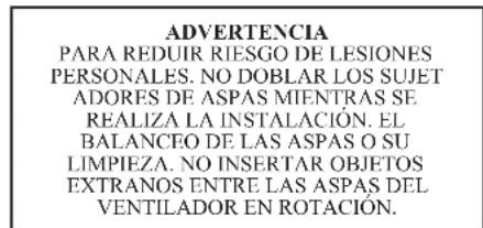 Progress Lighting P250011 - Balanceo de las Aspas - 1
