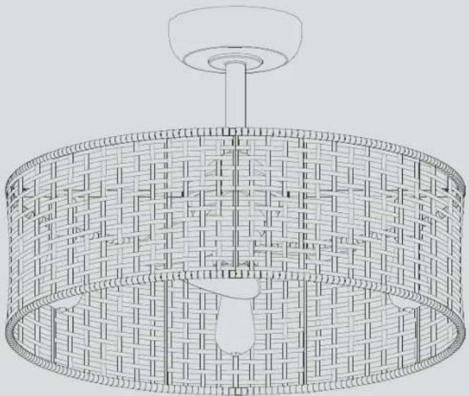 Progress Lighting P250068 - BELVA Ceiling Fan Installation Manual - 1