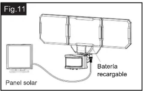 Vaxcel T0723 - Funcionamiento con energía solar: (Vea la Fig. 11) - 2
