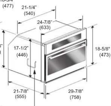 Fulgor Milano F6PSPD30S1 - Encastrement du four 30^ (75 cm) - 4