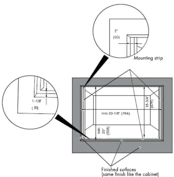 Fulgor Milano F6PSPD30S1 - FLUSHMOUNT INSTALLATION - 3