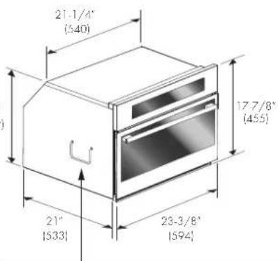 Fulgor Milano F6PSPD30S1 - Dimensions and Cabinet Requirements - 4