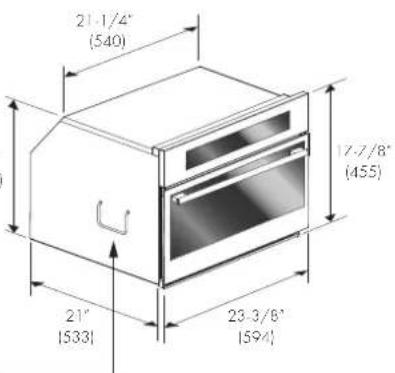 Fulgor Milano F6PSPD30S1 - Exigences en matière de dimensions et d'armoire - 4