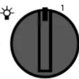 Fulgor Milano F6PH48DS1 - USE OF KNOB - 2